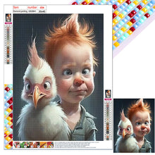 Load image into Gallery viewer, Funny Kid 30*40CM(Canvas) Full Square Drill Diamond Painting