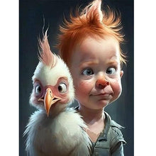 Load image into Gallery viewer, Funny Kid 30*40CM(Canvas) Full Square Drill Diamond Painting