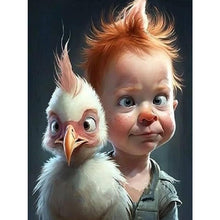 Load image into Gallery viewer, Funny Kid 30*40CM(Canvas) Full Square Drill Diamond Painting