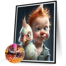 Load image into Gallery viewer, Funny Kid 30*40CM(Canvas) Full Square Drill Diamond Painting
