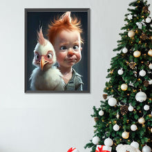 Load image into Gallery viewer, Funny Kid 30*40CM(Canvas) Full Square Drill Diamond Painting