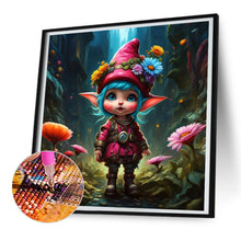 Load image into Gallery viewer, Dwarf Girl In The Forest 30*30CM(Canvas) Full Round Drill Diamond Painting