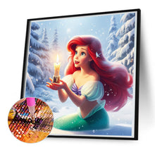 Load image into Gallery viewer, Princess Ariel The Mermaid 50*50CM(Canvas) Full Round Drill Diamond Painting