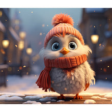 Load image into Gallery viewer, Winter Chickens 35*30CM(Canvas) Full Round Drill Diamond Painting