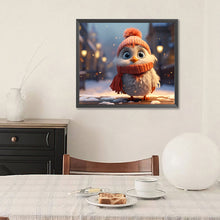 Load image into Gallery viewer, Winter Chickens 35*30CM(Canvas) Full Round Drill Diamond Painting