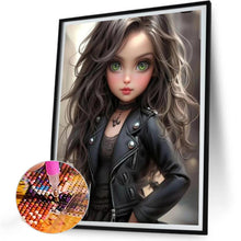 Load image into Gallery viewer, Sweet And Cool Girl 30*40CM(Canvas) Full Round Drill Diamond Painting