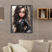 Load image into Gallery viewer, Sweet And Cool Girl 30*40CM(Canvas) Full Round Drill Diamond Painting