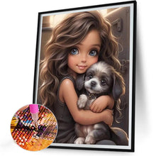 Load image into Gallery viewer, Sweet And Cool Girl 30*40CM(Canvas) Full Round Drill Diamond Painting