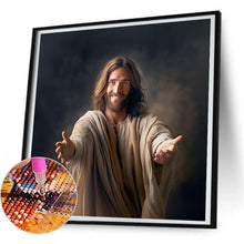 Load image into Gallery viewer, Jesus 30*30CM(Canvas) Full Round Drill Diamond Painting