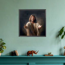 Load image into Gallery viewer, Jesus 30*30CM(Canvas) Full Round Drill Diamond Painting