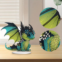 Load image into Gallery viewer, Elf Pterodactyl Diamond Painting Tabletop Ornament Kit for Office Desktop Decor