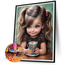 Load image into Gallery viewer, Sweet And Cool Girl 40*50CM(Canvas) Full Round Drill Diamond Painting