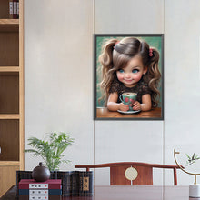 Load image into Gallery viewer, Sweet And Cool Girl 40*50CM(Canvas) Full Round Drill Diamond Painting