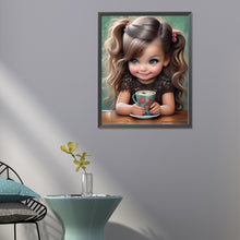 Load image into Gallery viewer, Sweet And Cool Girl 40*50CM(Canvas) Full Round Drill Diamond Painting