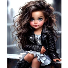 Load image into Gallery viewer, Sweet And Cool Girl 40*50CM(Canvas) Full Round Drill Diamond Painting