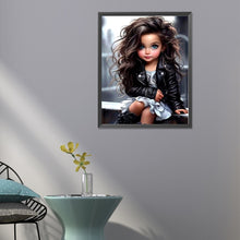 Load image into Gallery viewer, Sweet And Cool Girl 40*50CM(Canvas) Full Round Drill Diamond Painting