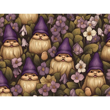Load image into Gallery viewer, Gnome With Purple Hat 40*30CM(Canvas) Full Square Drill Diamond Painting