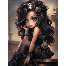 Load image into Gallery viewer, Sweet And Cool Girl 30*40CM(Canvas) Full Round Drill Diamond Painting