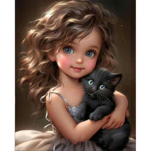 Load image into Gallery viewer, Sweet And Cool Girl 40*50CM(Canvas) Full Round Drill Diamond Painting