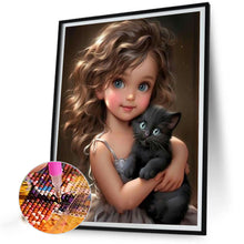 Load image into Gallery viewer, Sweet And Cool Girl 40*50CM(Canvas) Full Round Drill Diamond Painting