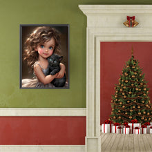 Load image into Gallery viewer, Sweet And Cool Girl 40*50CM(Canvas) Full Round Drill Diamond Painting