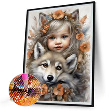 Load image into Gallery viewer, Sweet And Cool Girl 40*50CM(Canvas) Full Round Drill Diamond Painting