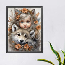 Load image into Gallery viewer, Sweet And Cool Girl 40*50CM(Canvas) Full Round Drill Diamond Painting