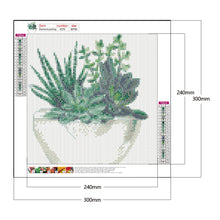 Load image into Gallery viewer, Succulents 30*30CM(Canvas) Full Round Drill Diamond Painting