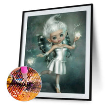 Load image into Gallery viewer, Big-Eyed Girl 30*40CM(Canvas) Full Round Drill Diamond Painting