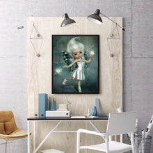 Load image into Gallery viewer, Big-Eyed Girl 30*40CM(Canvas) Full Round Drill Diamond Painting