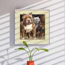 Load image into Gallery viewer, Pug Outside The Frame 30*30CM(Canvas) Full Round Drill Diamond Painting