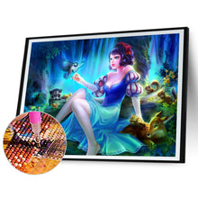 Load image into Gallery viewer, Snow White 50*30CM(Canvas) Full Round Drill Diamond Painting