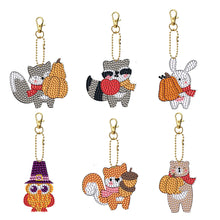 Load image into Gallery viewer, DIY Point Drill Keychains Cute Spot Drawing Kit Keychain for Gift (YS053)