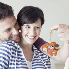 Load image into Gallery viewer, DIY Point Drill Keychains Cute Spot Drawing Kit Keychain for Gift (YS053)