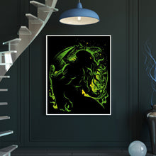 Load image into Gallery viewer, Yishu - Cthulhu Mythos Silhouette - 40*50CM 11CT 3 Stamped Cross Stitch