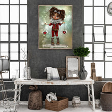 Load image into Gallery viewer, Big-Eyed Girl 30*40CM(Canvas) Full Square Drill Diamond Painting