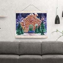 Load image into Gallery viewer, Christmas Gingerbread House 40*30CM(Canvas) Full Round Drill Diamond Painting