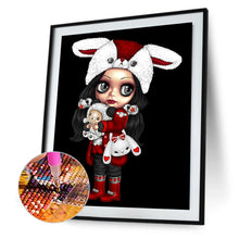 Load image into Gallery viewer, Gothic Girl With Big Eyes 30*40CM(Canvas) Full Round Drill Diamond Painting