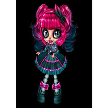 Load image into Gallery viewer, Gothic Girl With Big Eyes 30*40CM(Canvas) Full Round Drill Diamond Painting