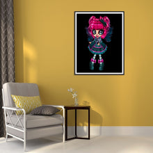 Load image into Gallery viewer, Gothic Girl With Big Eyes 30*40CM(Canvas) Full Round Drill Diamond Painting