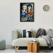 Load image into Gallery viewer, Big-Eyed Girl 40*50CM(Canvas) Full Round Drill Diamond Painting