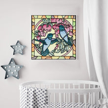 Load image into Gallery viewer, Framed Bird Embroidery 40*40CM(Canvas) Full Square Drill Diamond Painting