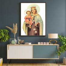 Load image into Gallery viewer, Mary And Jesus 30*40CM(Canvas) Full Round Drill Diamond Painting