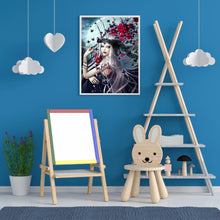 Load image into Gallery viewer, Illustrated Girl 40*50CM(Canvas) Full Round Drill Diamond Painting