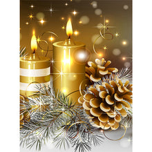 Load image into Gallery viewer, Celebration Candles 40*50CM(Canvas) Full Round Drill Diamond Painting