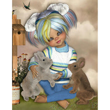 Load image into Gallery viewer, Doll 40*50CM(Canvas) Full Round Drill Diamond Painting