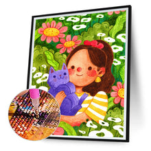 Load image into Gallery viewer, Cartoon Girl 30*40CM(Canvas) Full Round Drill Diamond Painting