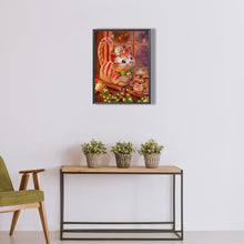 Load image into Gallery viewer, Cute Cartoon Kitten 30*40CM(Canvas) Full Round Drill Diamond Painting
