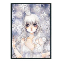 Load image into Gallery viewer, Yishu - Girl - 50*70CM 11CT 3 Stamped Cross Stitch