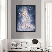 Load image into Gallery viewer, Yishu - Girl - 50*70CM 11CT 3 Stamped Cross Stitch